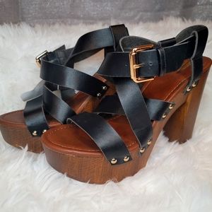 Mossimo Supply Co Faux Wooden Heals